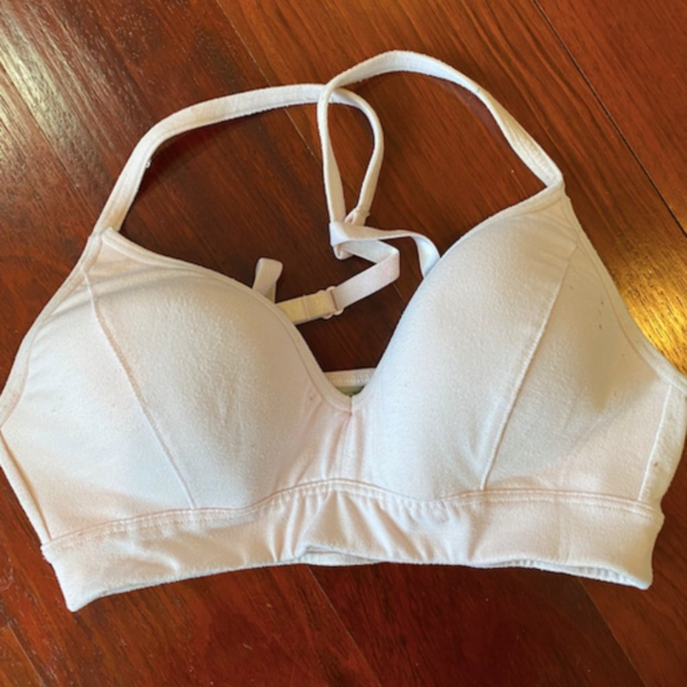 ATHLETA - light/pale pink padded sports bra